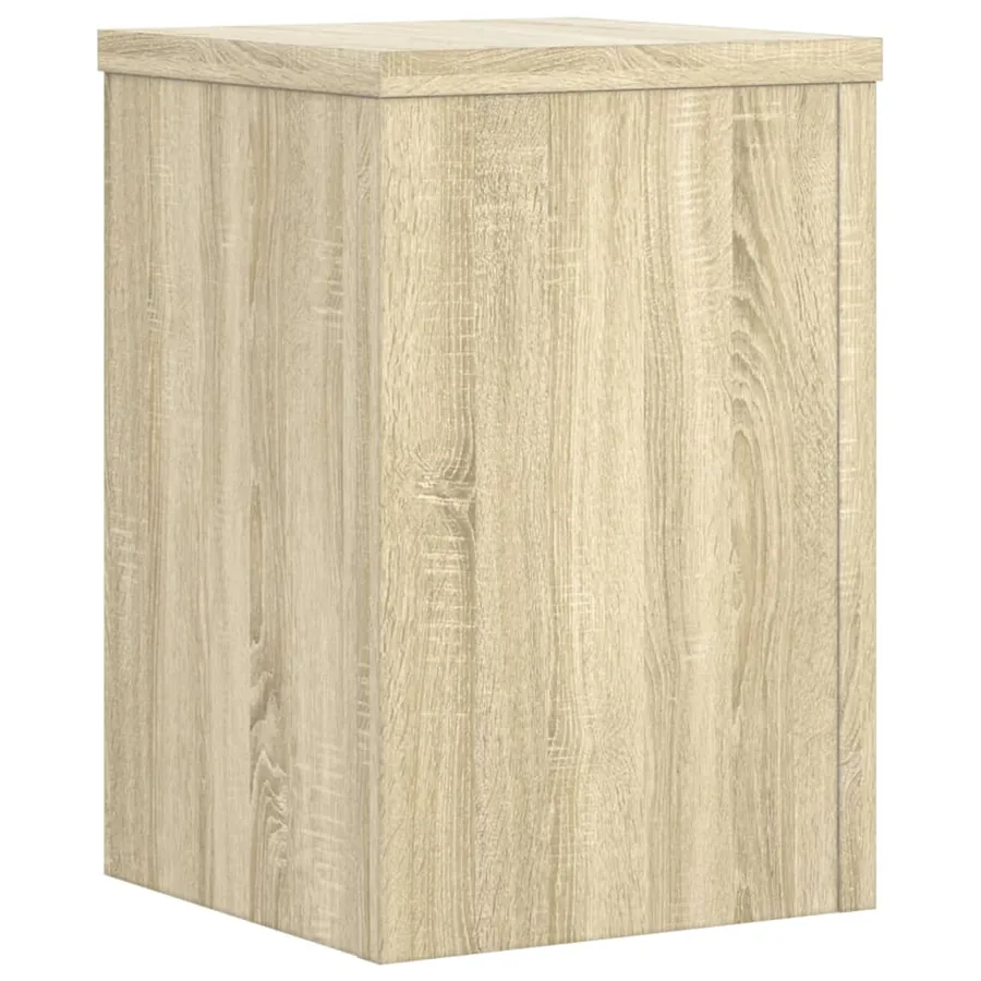 Supports pour plantes 2 pcs chêne sonoma bois d'ingénierie - 3