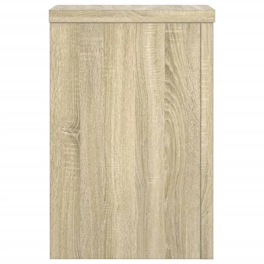Supports pour plantes 2 pcs chêne sonoma bois d'ingénierie - 4