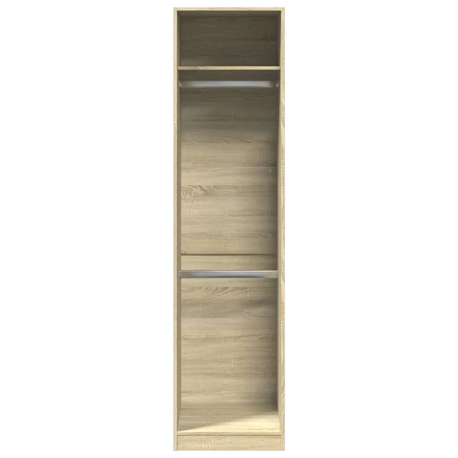 Garde-robe Chêne sonoma 50x50x200 cm Bois d'ingénierie - 4