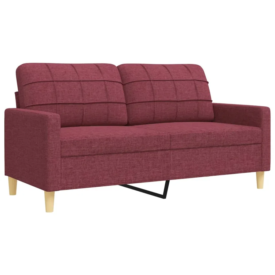 Ensemble de canapés 3 pcs repose-pied et coussins décoratifs - 4