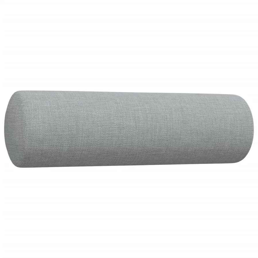 Ensemble de canapés 2 pcs coussins décoratifs gris clair tissu - 6