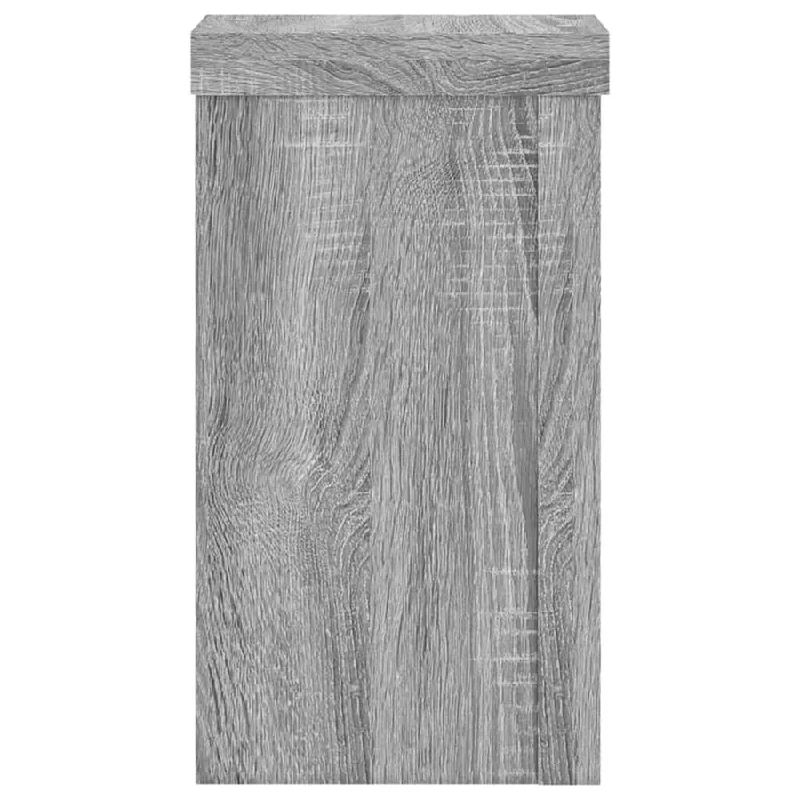 Supports pour plantes 2 pcs sonoma gris bois d'ingénierie - 6