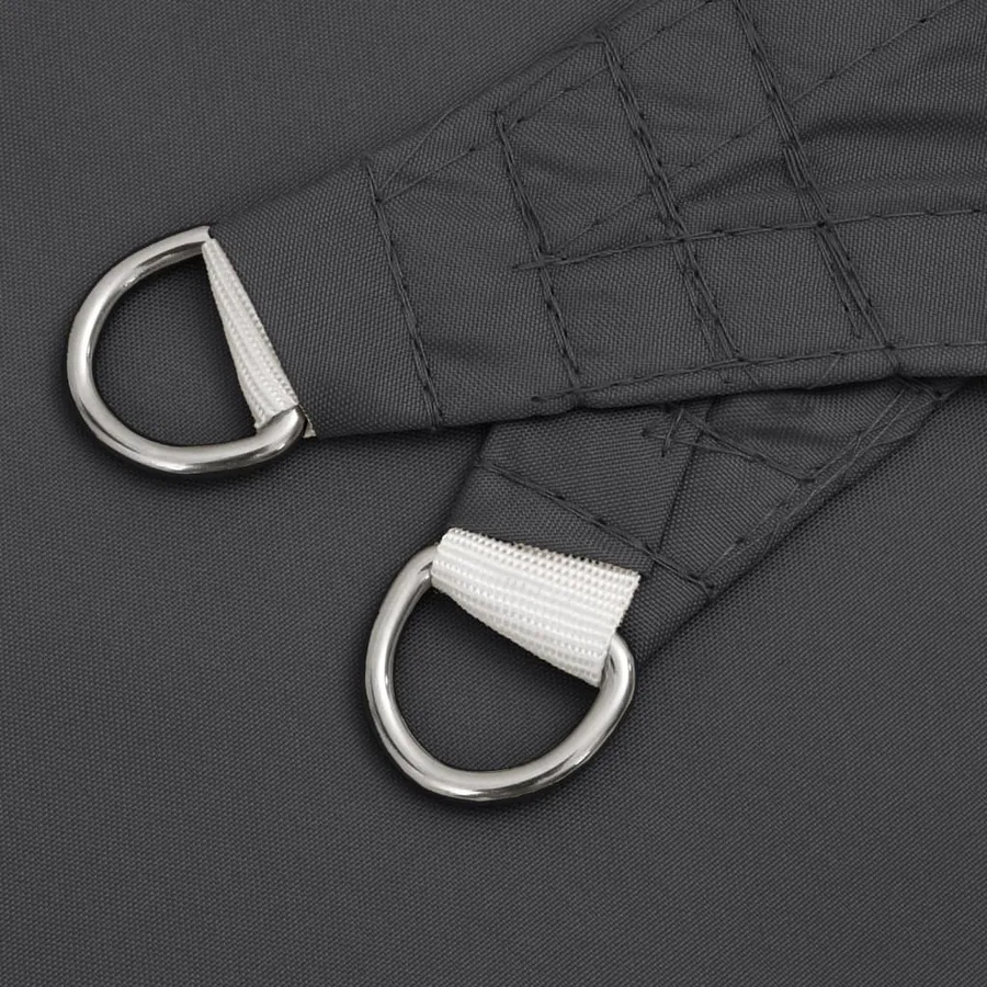 Voile de parasol tissu oxford rectangulaire 3x6 m anthracite - 6