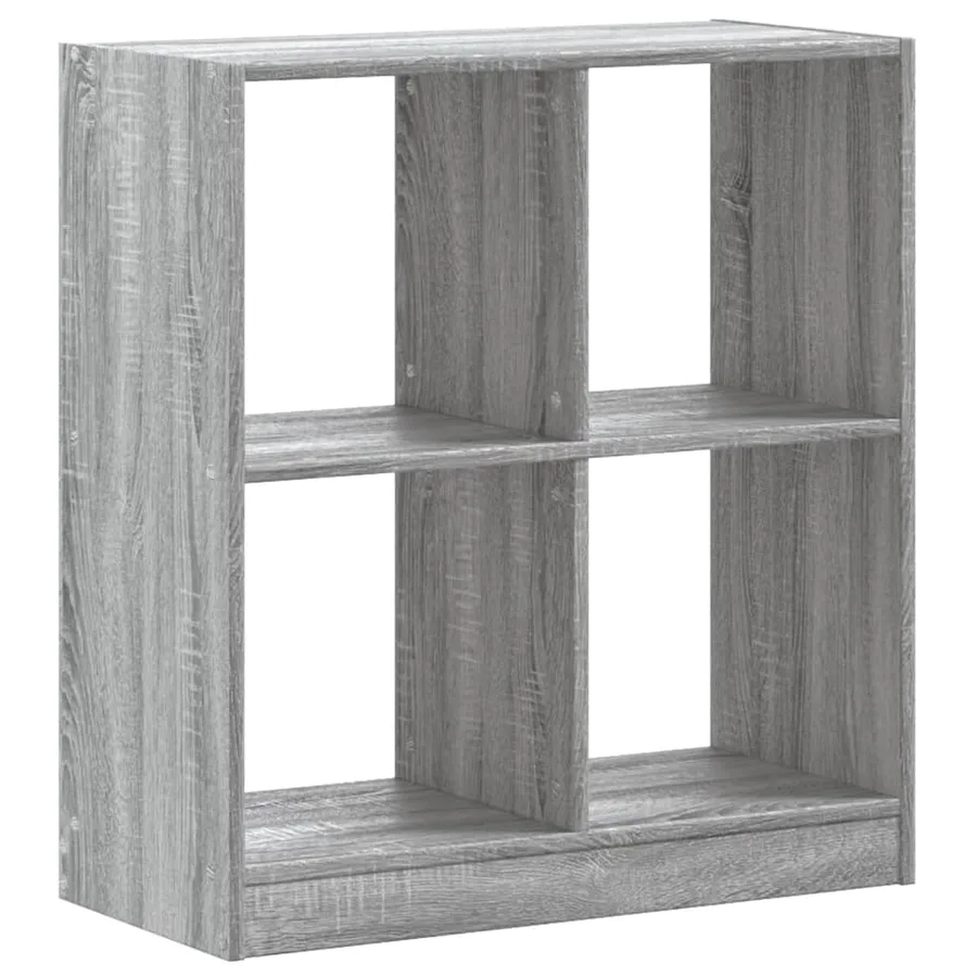 Bibliothèque sonoma gris 68,5x32x75 cm bois d'ingénierie - 2