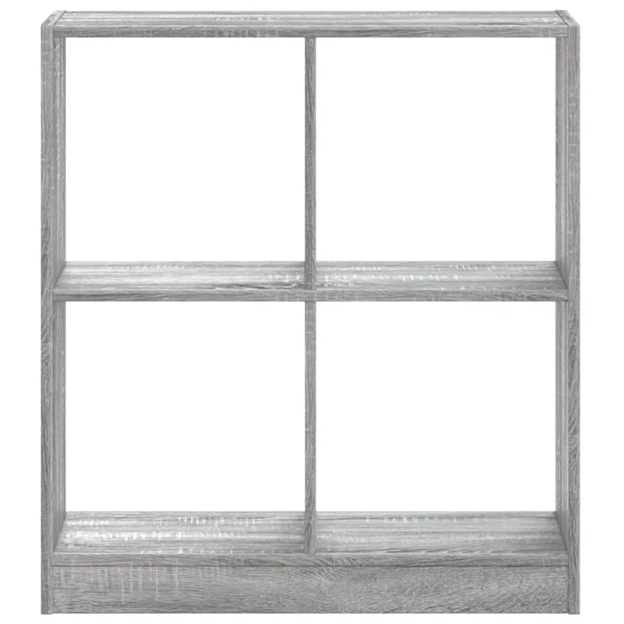 Bibliothèque sonoma gris 68,5x32x75 cm bois d'ingénierie - 4