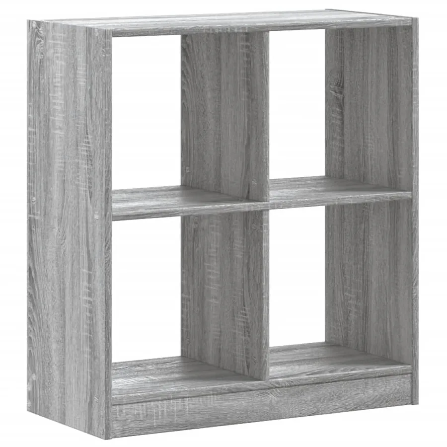 Bibliothèque sonoma gris 68,5x32x75 cm bois d'ingénierie - 6