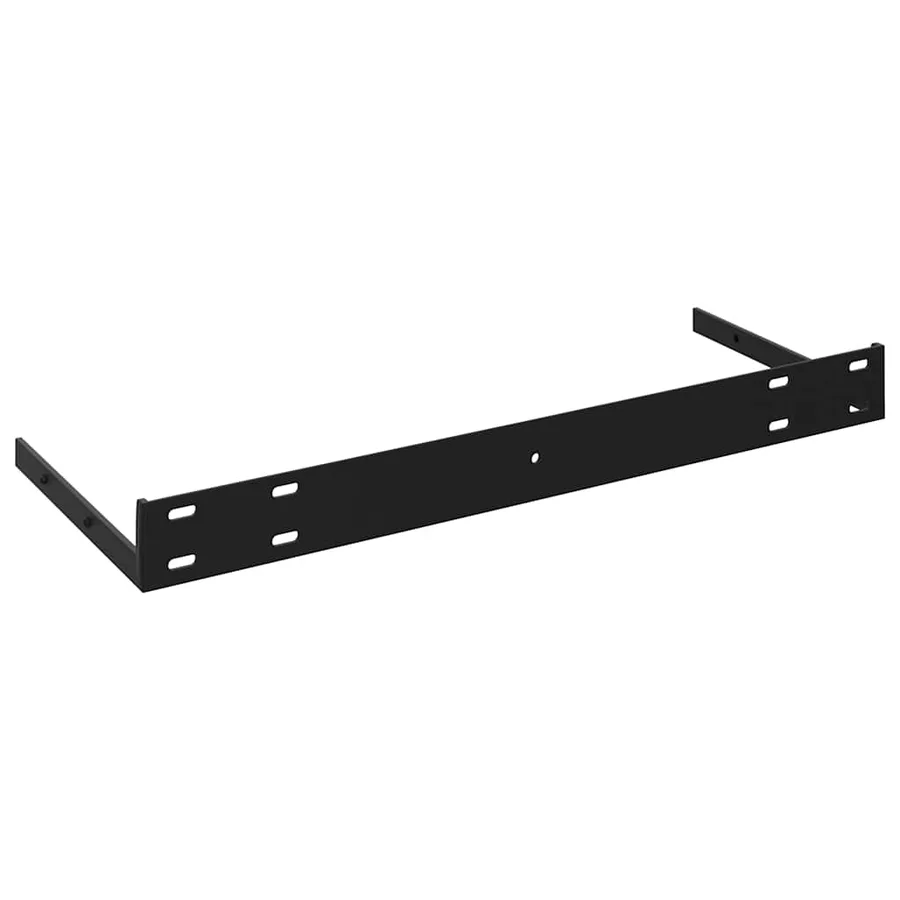 Étagères murales flottantes 2 pcs noir 80x23,5x3,8 cm MDF - 13