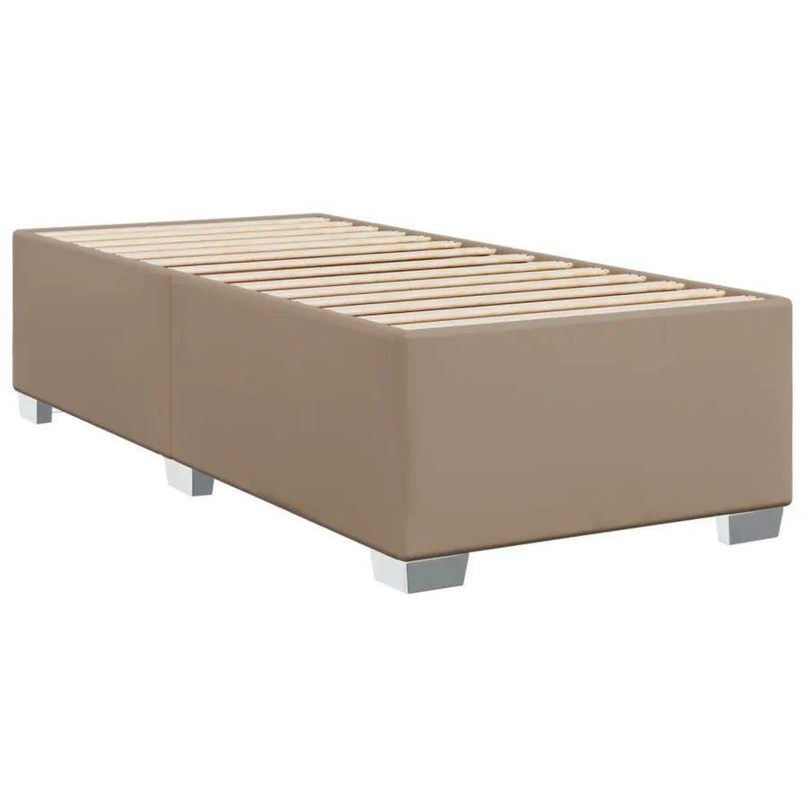 Sommier à lattes de lit avec matelas Cappuccino 80x200 cm - 8
