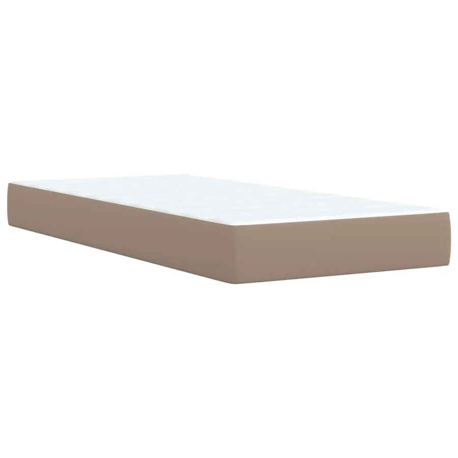 Sommier à lattes de lit avec matelas Cappuccino 80x200 cm - 6