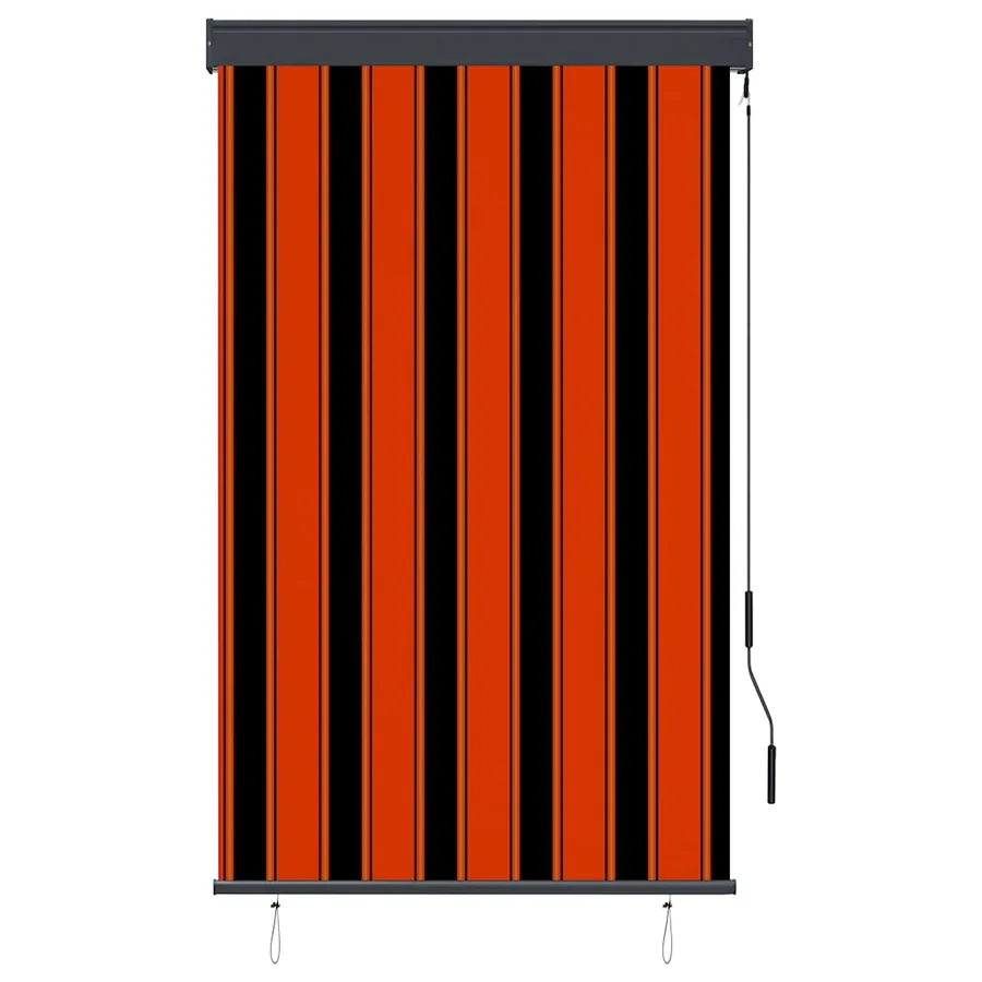 Store roulant d'extérieur 100x250 cm Orange et marron - 2