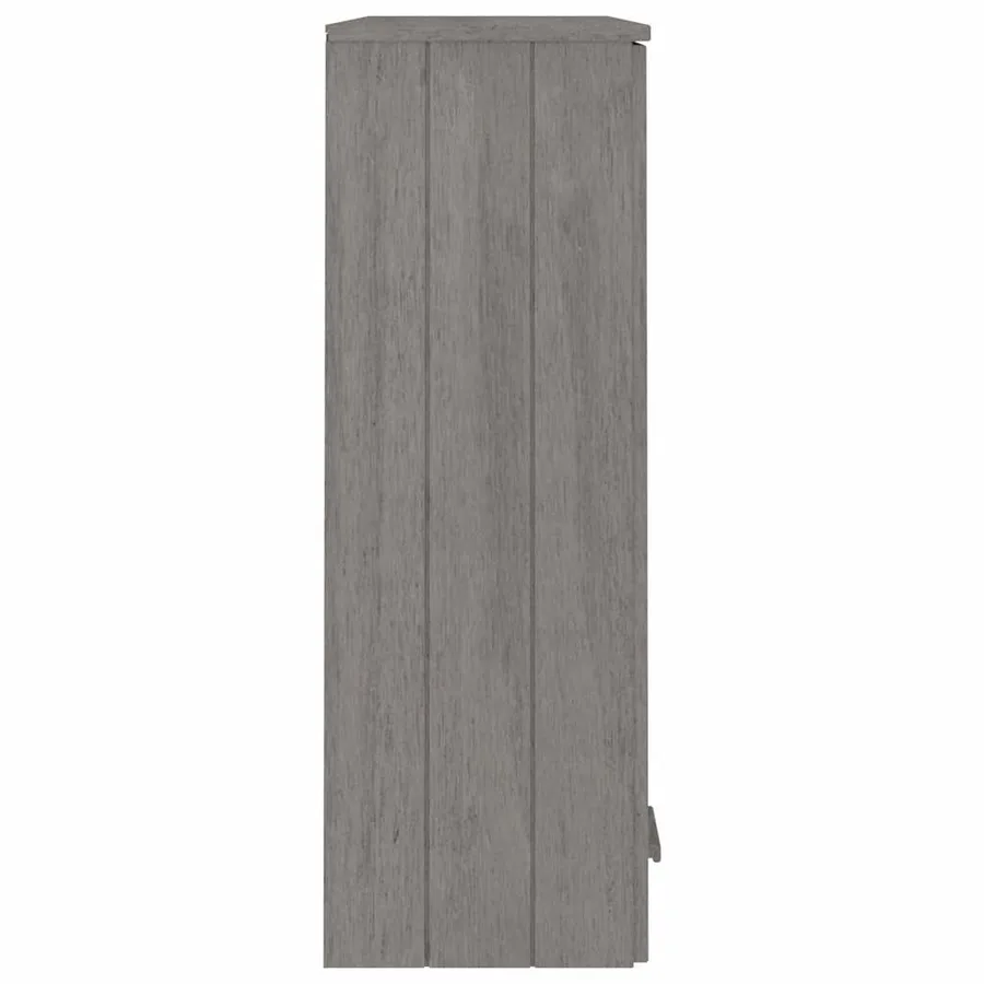 Dessus de buffet HAMAR Gris clair 85x35x100 cm Bois de pin - 5