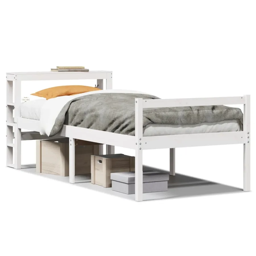 Lit pour personne âgée avec tête de lit sans matelas 90x190 cm - 2