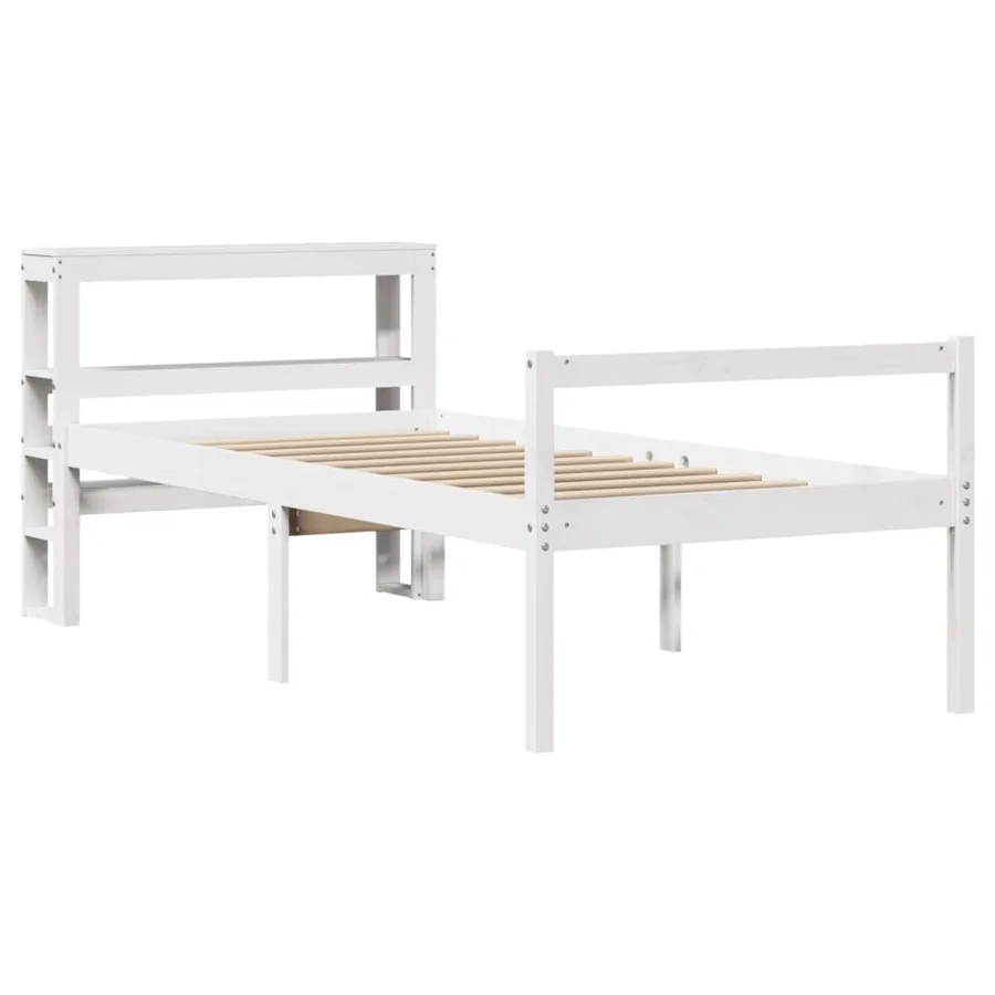 Lit pour personne âgée avec tête de lit sans matelas 90x190 cm - 3