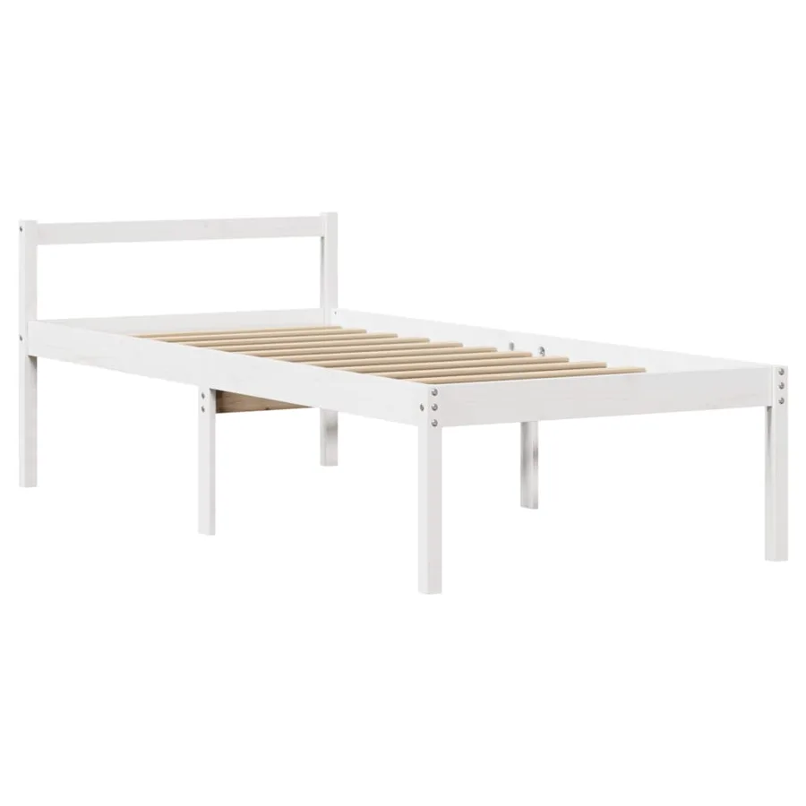 Lit pour personne âgée avec tête de lit sans matelas 90x190 cm - 5