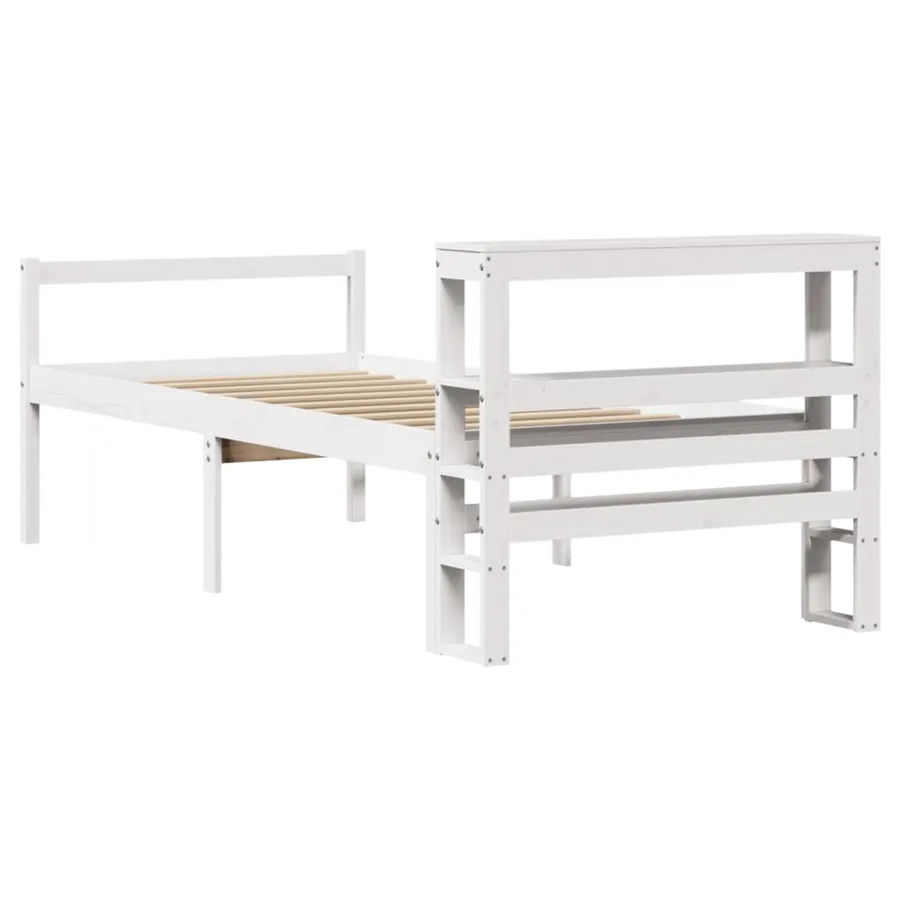 Lit pour personne âgée avec tête de lit sans matelas 90x190 cm - 7