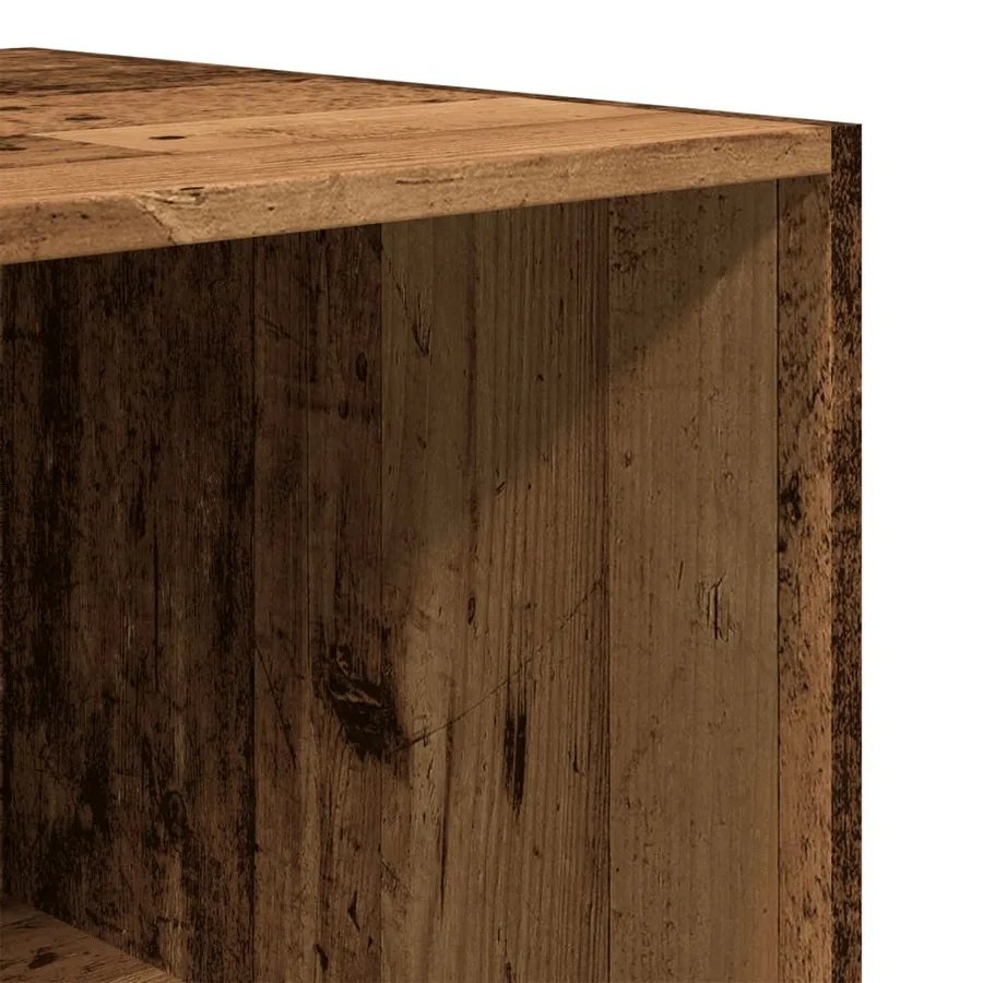 Garde-robe vieux bois 50x50x200 cm bois d'ingénierie - 7