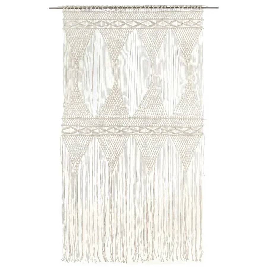 Rideau en macramé 140x240 cm Coton - 3