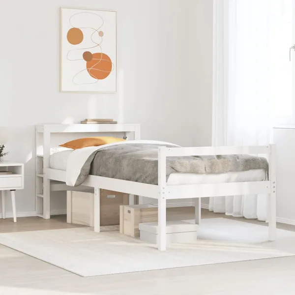 Lit pour personne âgée avec tête de lit sans matelas 75x190 cm