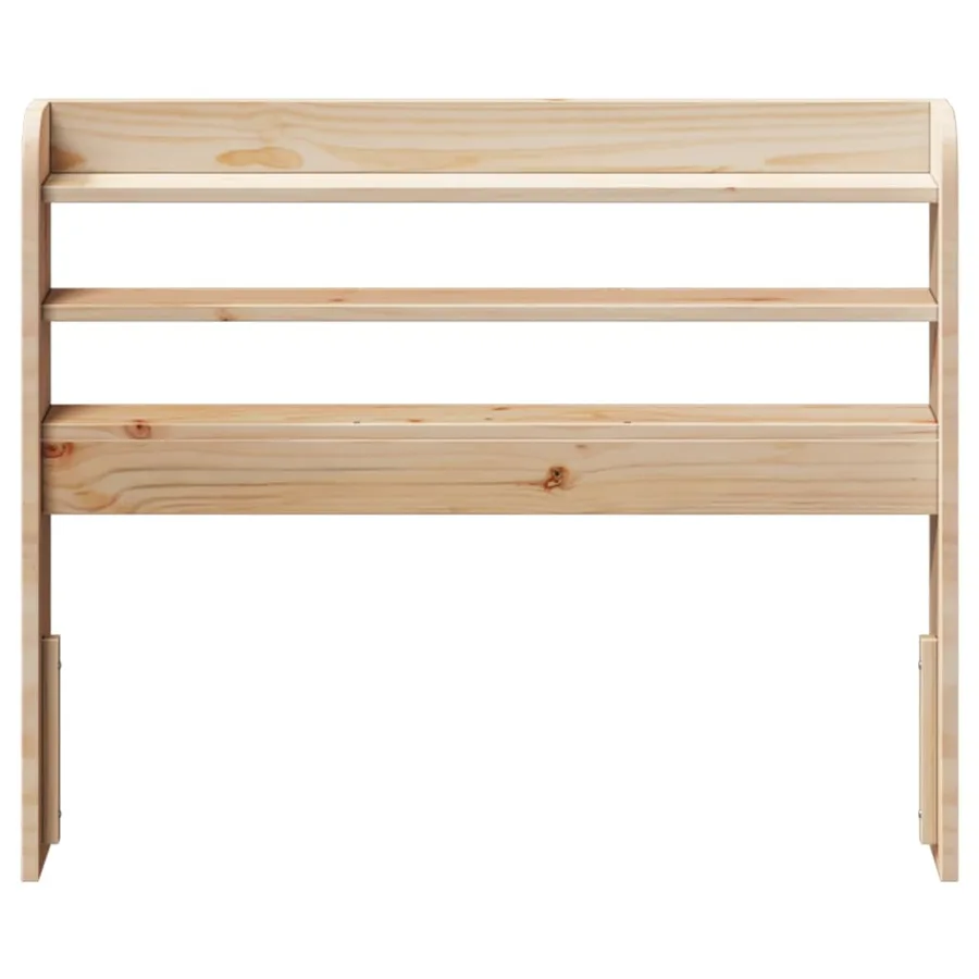 Tête de lit avec étagères 75 cm bois massif de pin - 3