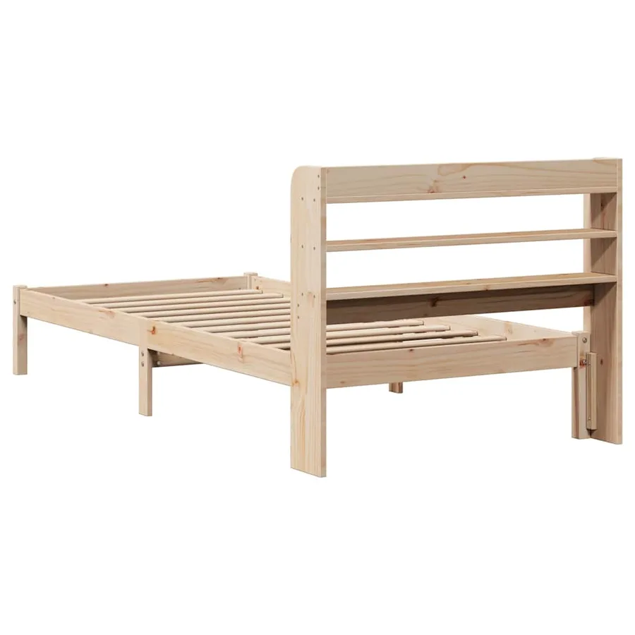 Cadre de lit sans matelas 90x200 cm bois de pin massif - 6