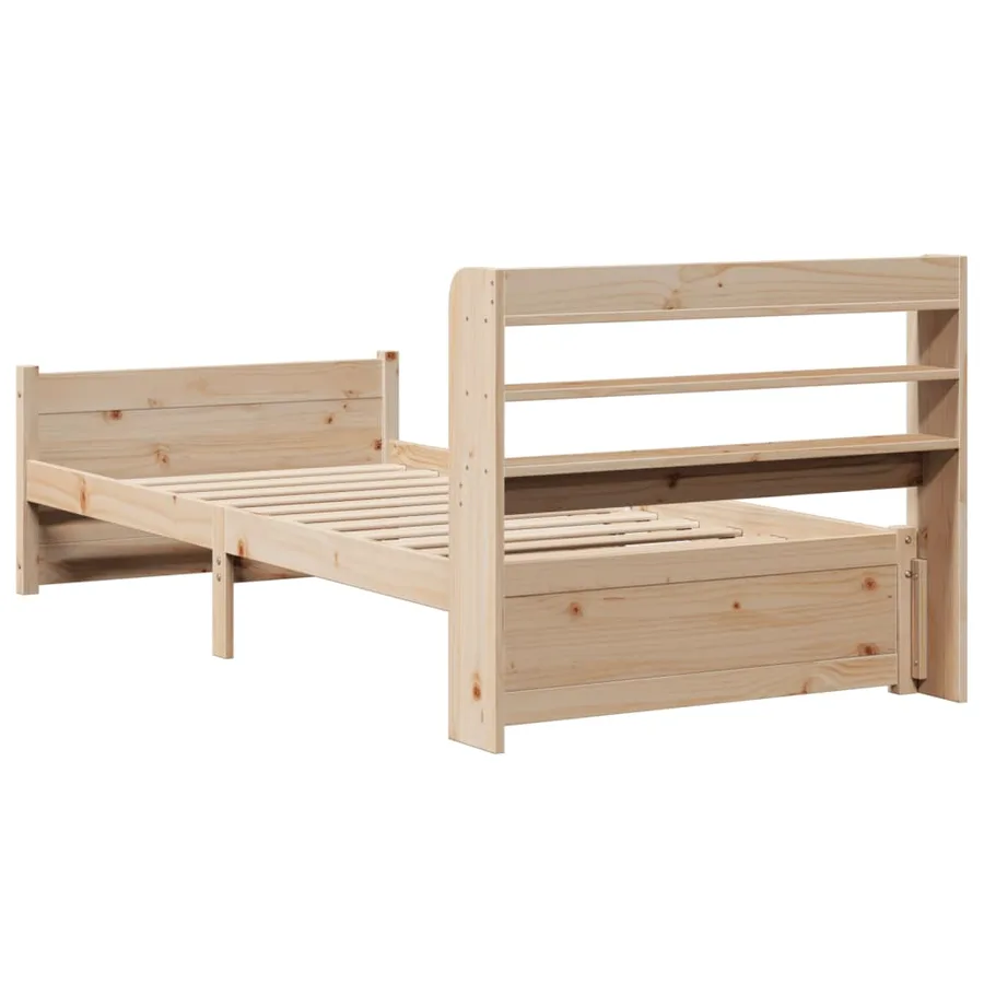 Cadre de lit avec tête de lit sans matelas 90x190 cm - 8