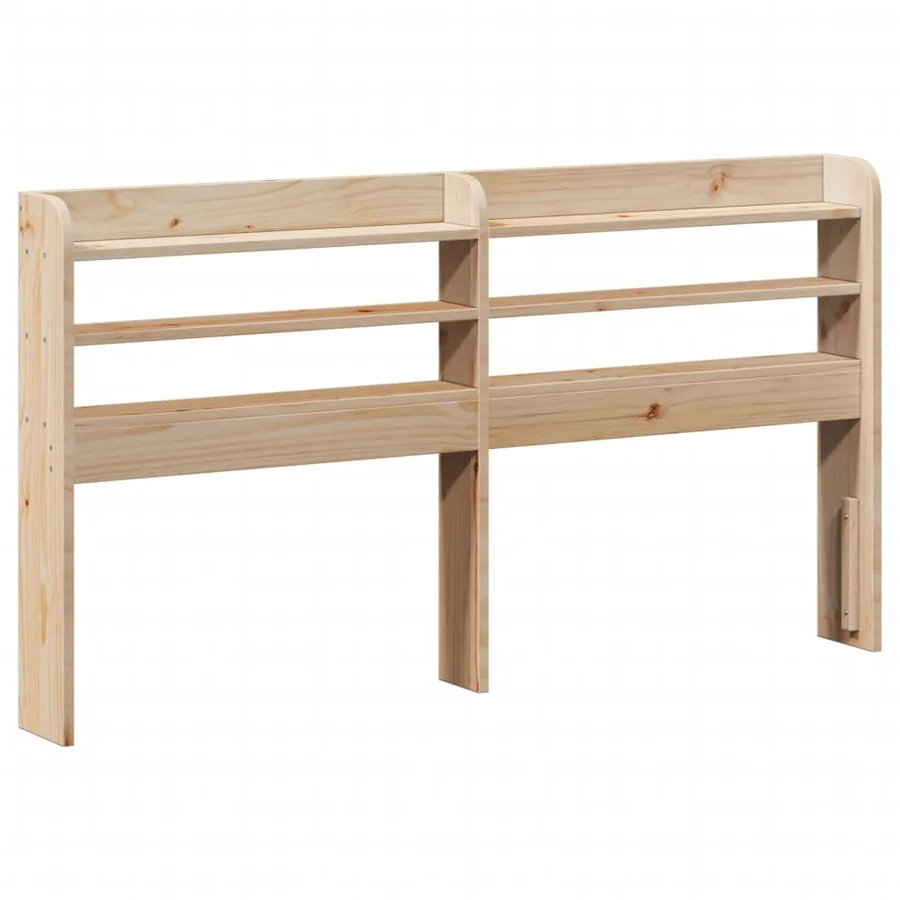 Cadre de lit avec tête de lit 150x200 cm bois de pin massif - 6