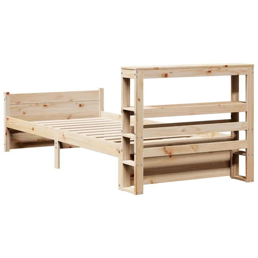 Cadre de lit avec tête de lit sans matelas 75x190 cm - 8