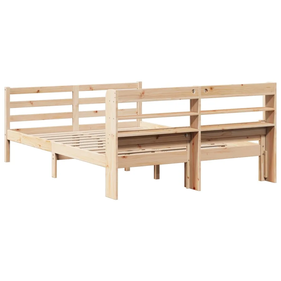 Cadre de lit avec tête de lit sans matelas 150x200 cm - 8