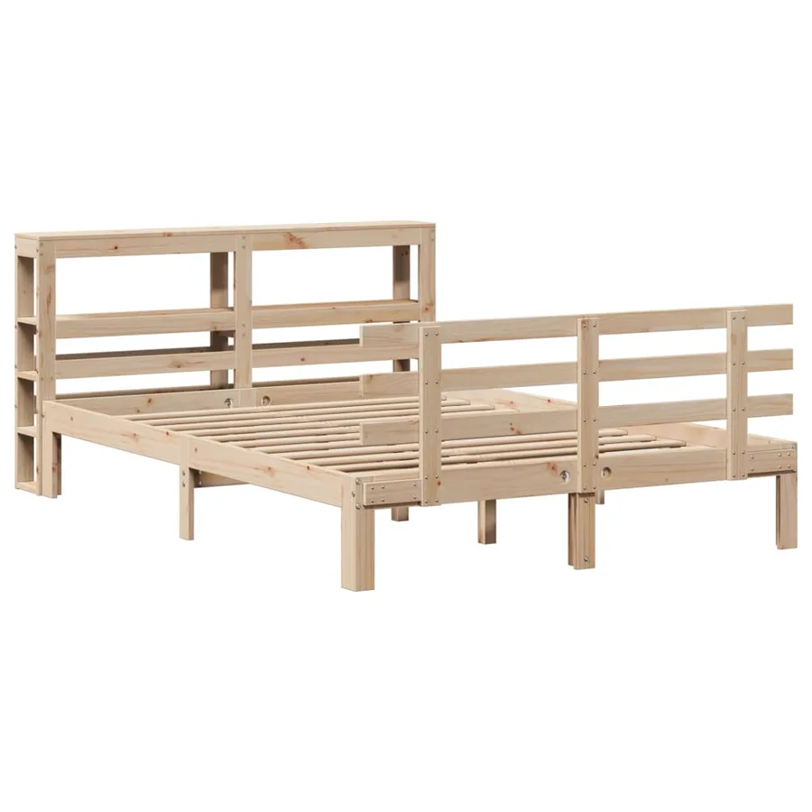 Cadre de lit avec tête de lit sans matelas 160x200 cm - 3