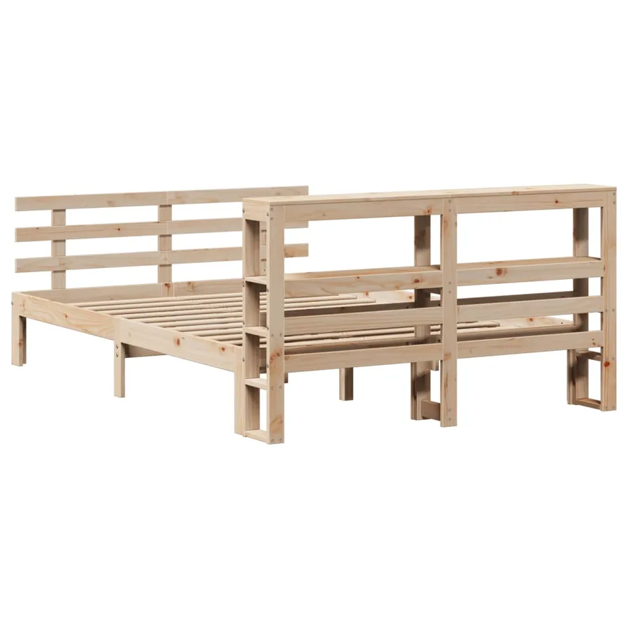 Cadre de lit avec tête de lit sans matelas 160x200 cm - 8