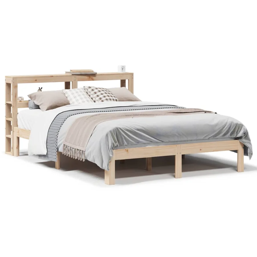Cadre de lit avec tête de lit sans matelas 160x200 cm - 2
