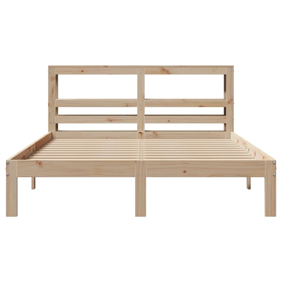 Cadre de lit avec tête de lit sans matelas 160x200 cm - 4