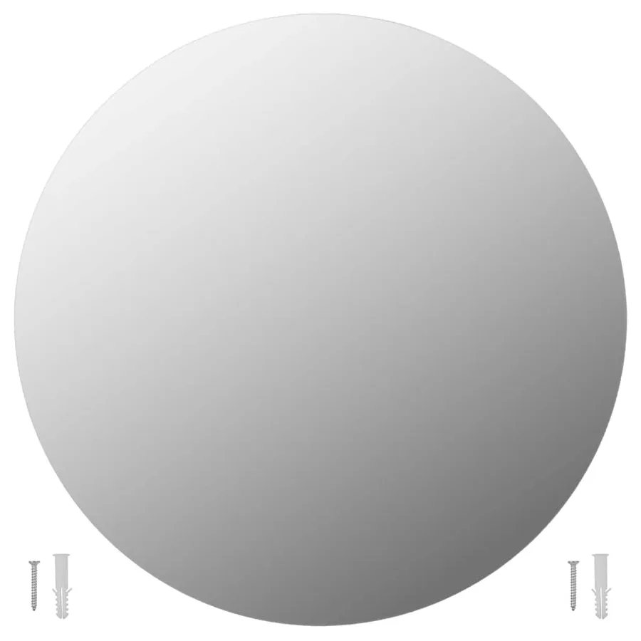 Miroir mural 50 cm Rond Verre - 2