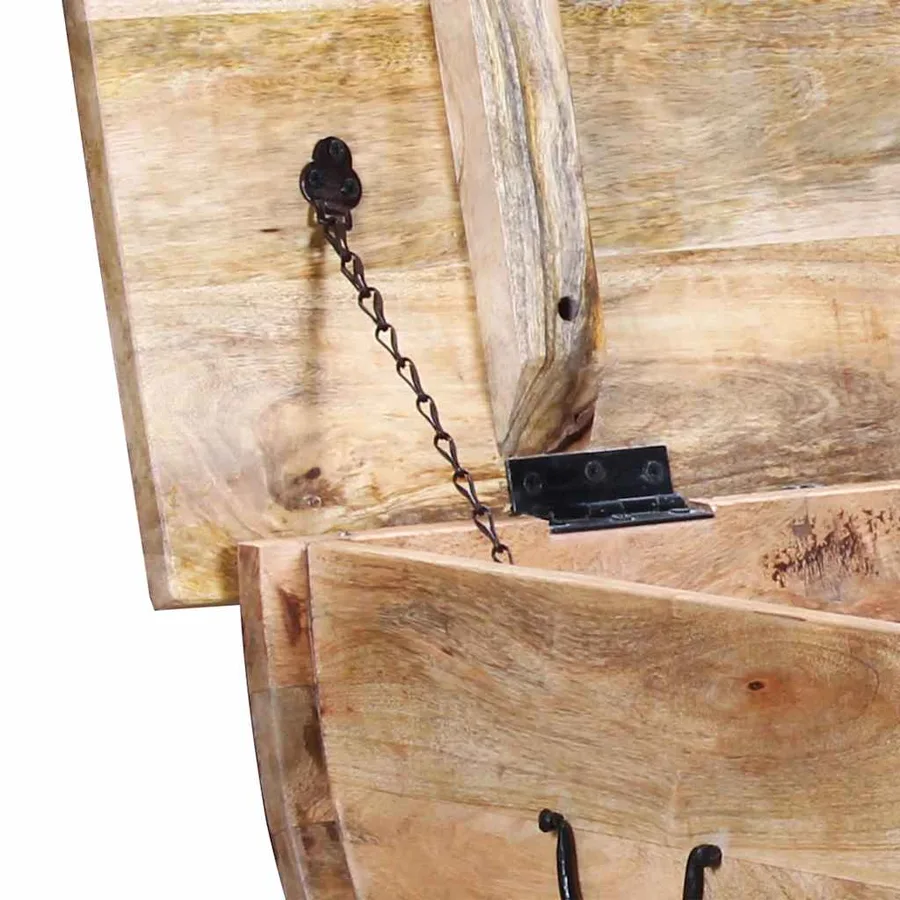 Table basse Bois de manguier massif 88x50x40 cm - 11