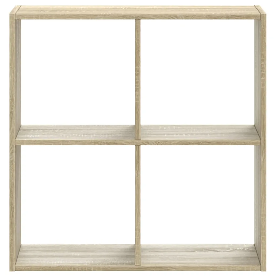 Bibliothèque chêne sonoma 68,5x32x68,5 cm bois d'ingénierie - 4