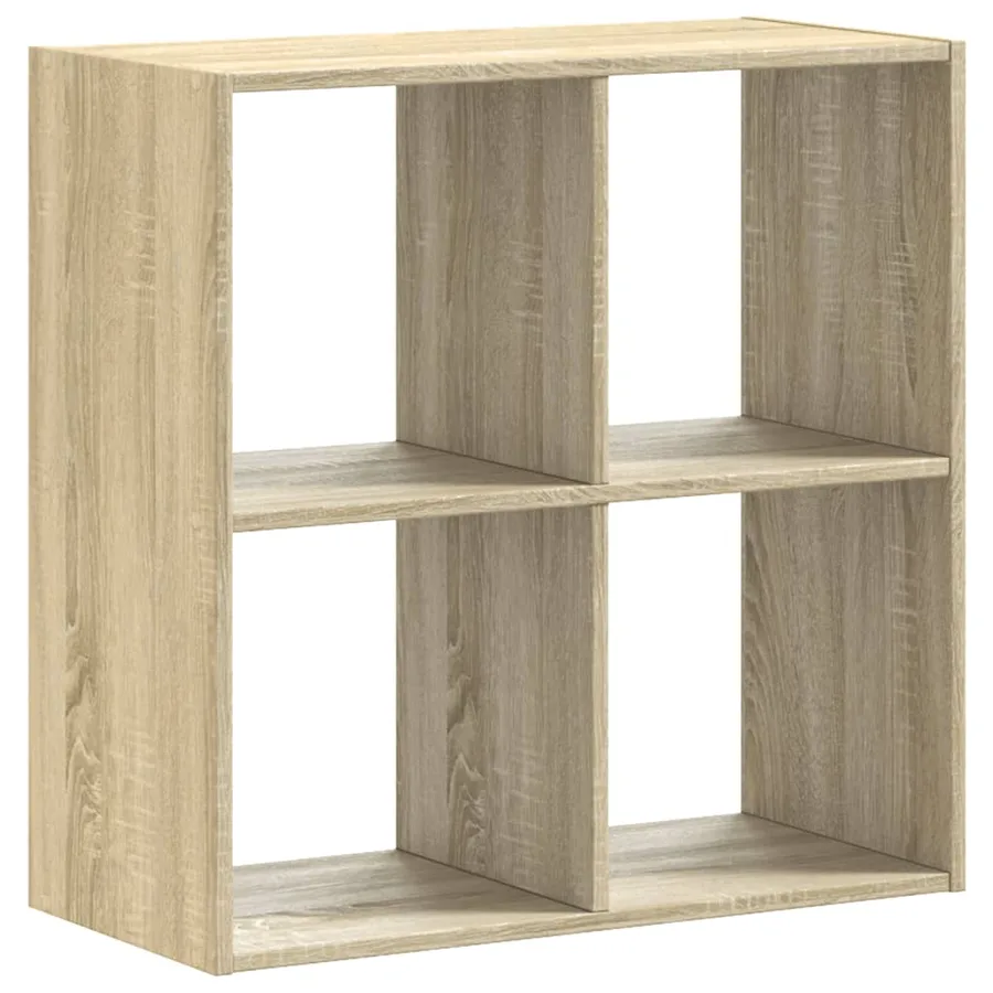 Bibliothèque chêne sonoma 68,5x32x68,5 cm bois d'ingénierie - 5