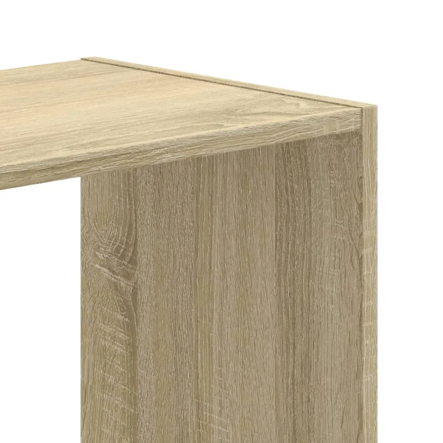 Bibliothèque chêne sonoma 68,5x32x68,5 cm bois d'ingénierie - 7