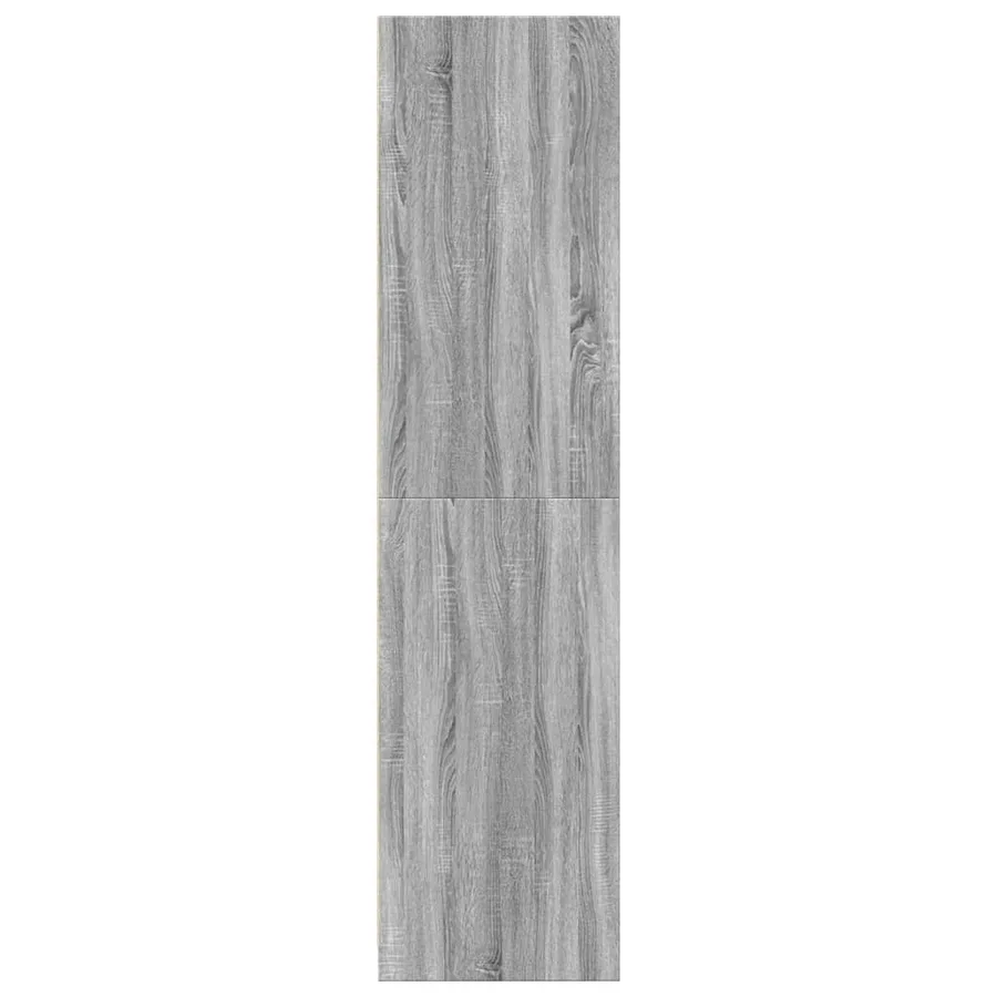 Garde-robe sonoma gris 30x50x200 cm bois d'ingénierie - 5