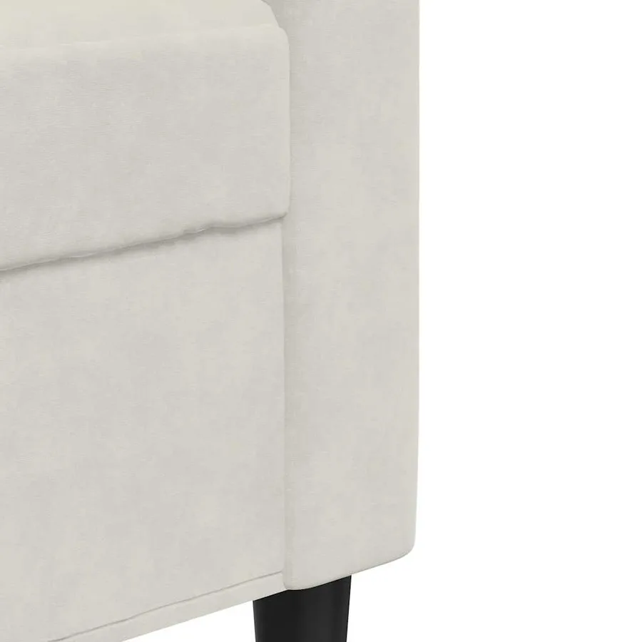 Ensemble de canapés 2 pcs avec coussins et traversins velours - 7