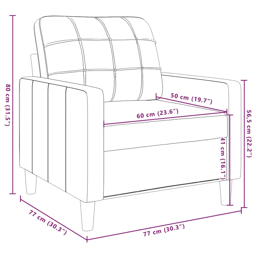Ensemble de canapés 3 pcs avec coussins et traversins velours - 12