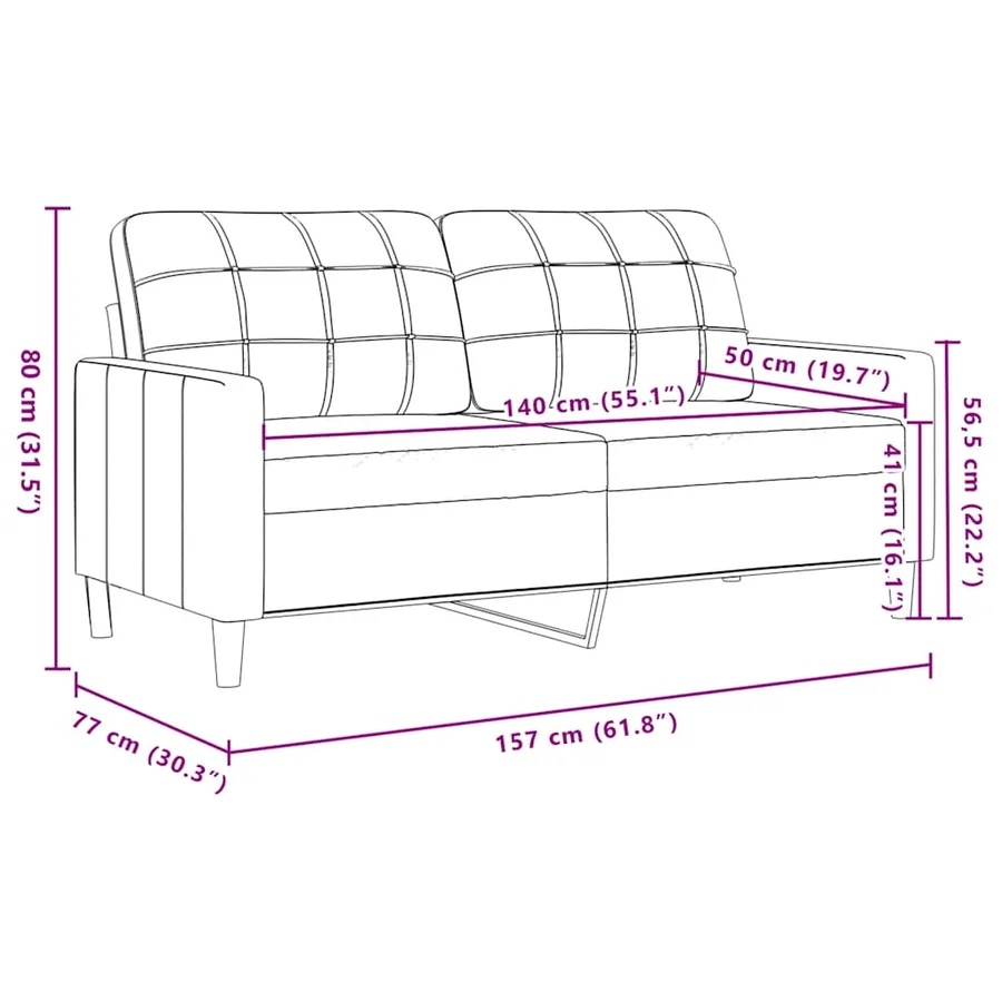 Ensemble de canapés 3 pcs avec coussins et traversins velours - 11