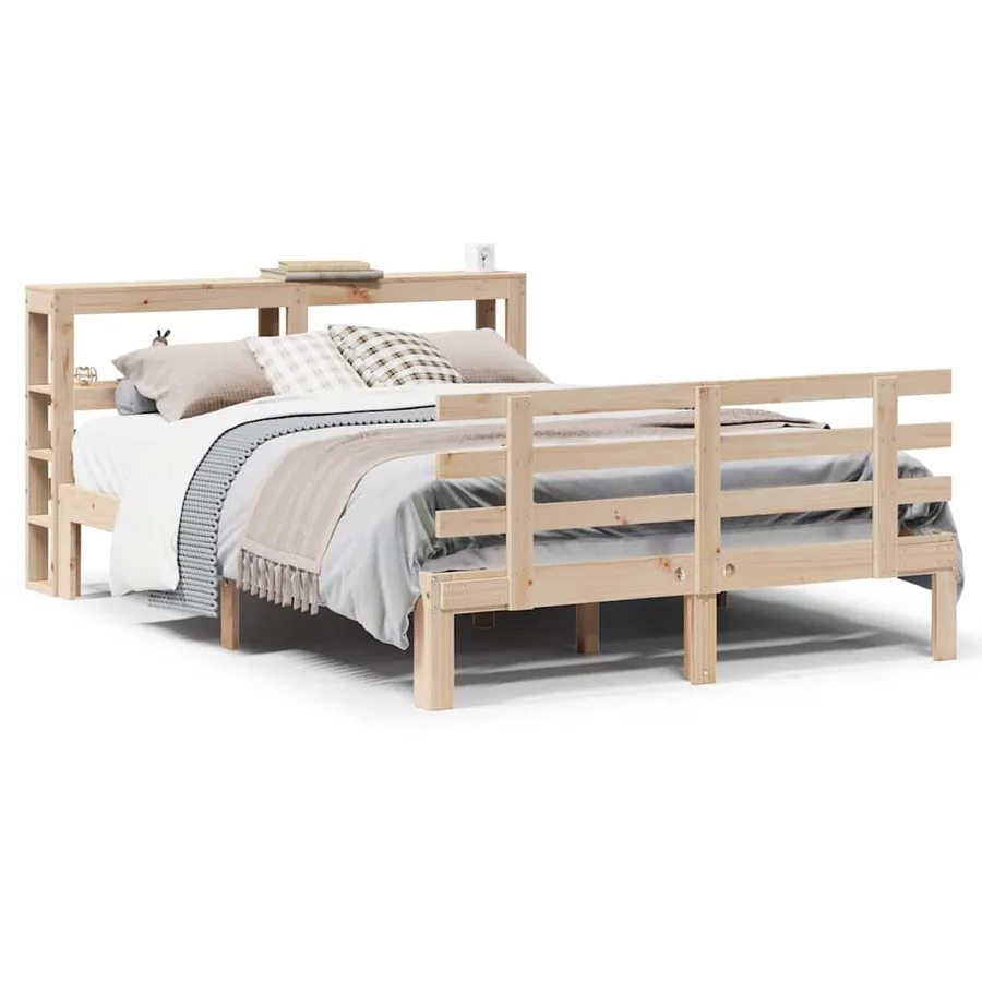 Cadre de lit avec tête de lit sans matelas 150x200 cm - 2