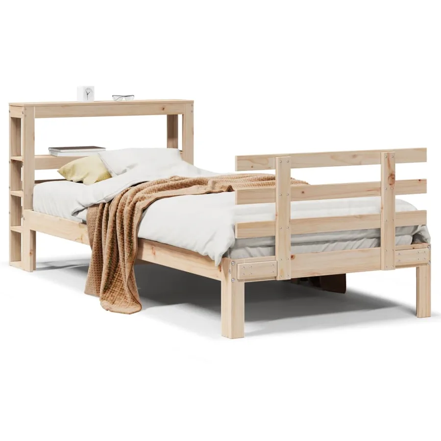 Cadre de lit avec tête de lit sans matelas 90x190 cm - 2