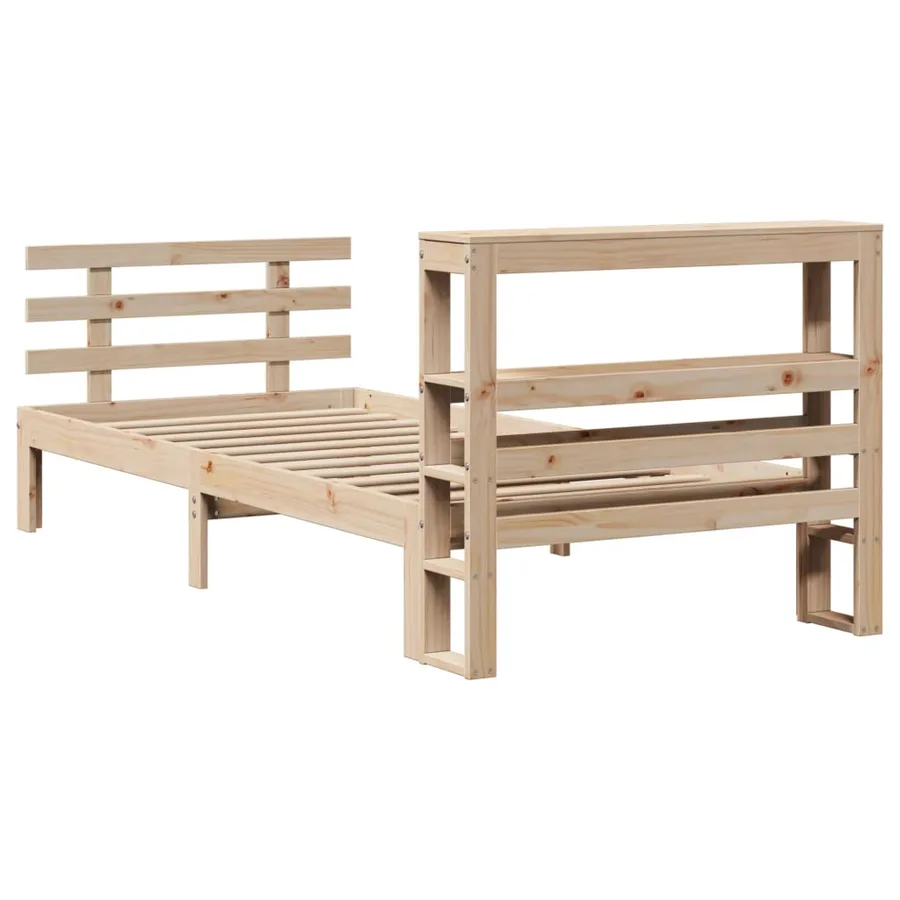 Cadre de lit avec tête de lit sans matelas 90x190 cm - 8