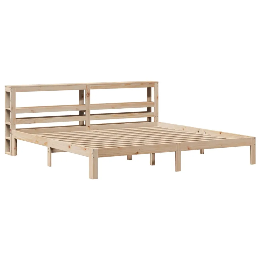 Cadre de lit avec tête de lit sans matelas 180x200 cm - 3