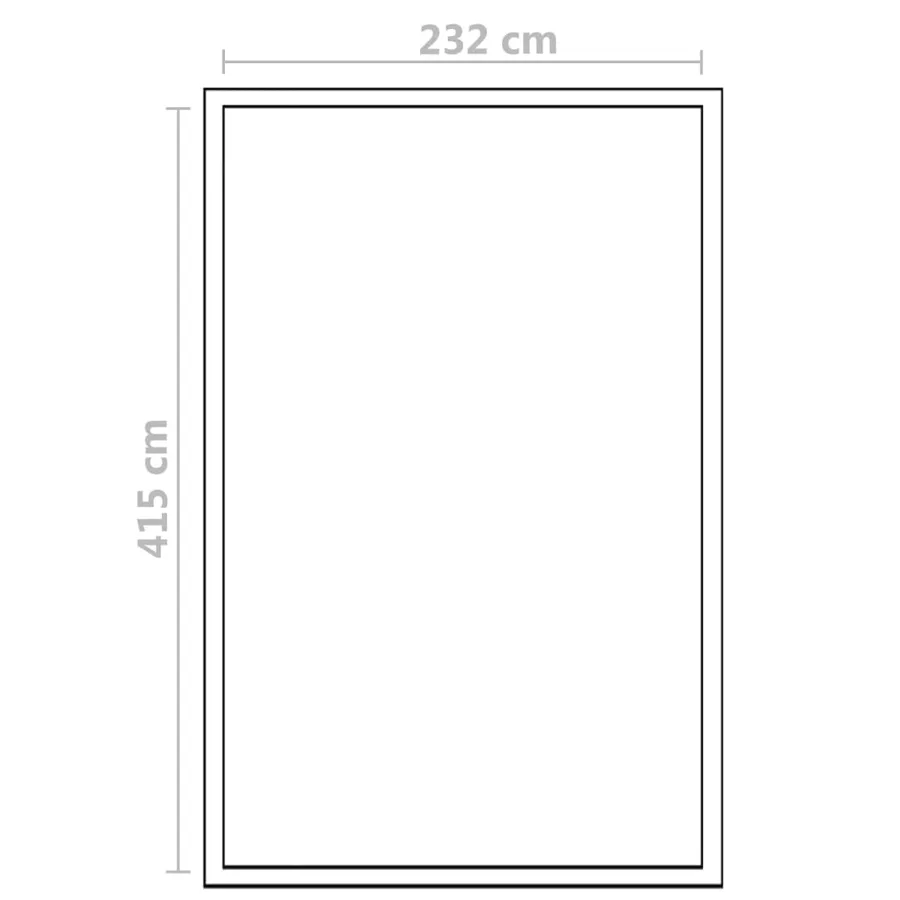 Greenhouse Reinforced aluminium 10.53 m² - 10