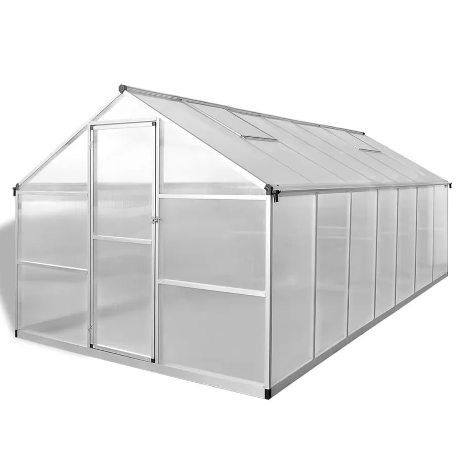 Serre Aluminium renforcé 10,53 m² - 2