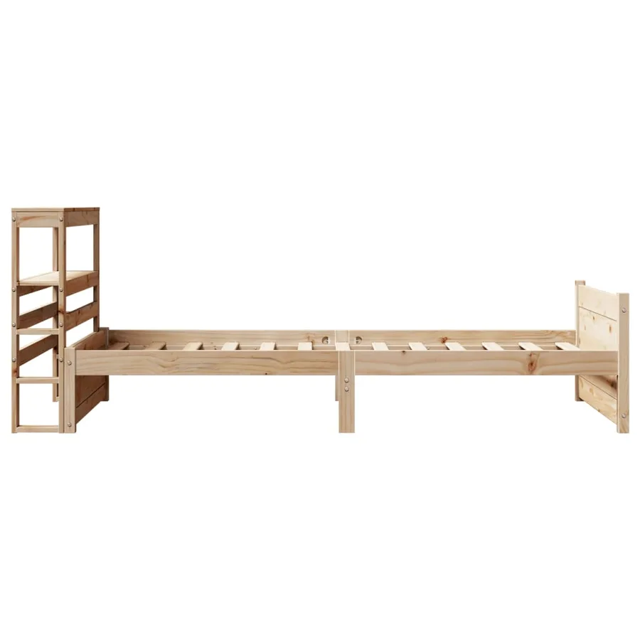 Cadre de lit avec tête de lit sans matelas 90x190 cm - 7