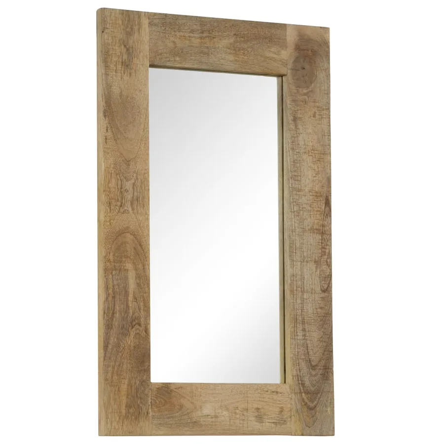 Miroir Bois de manguier massif 50 x 80 cm - 2