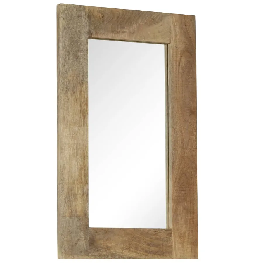 Miroir Bois de manguier massif 50 x 80 cm - 8
